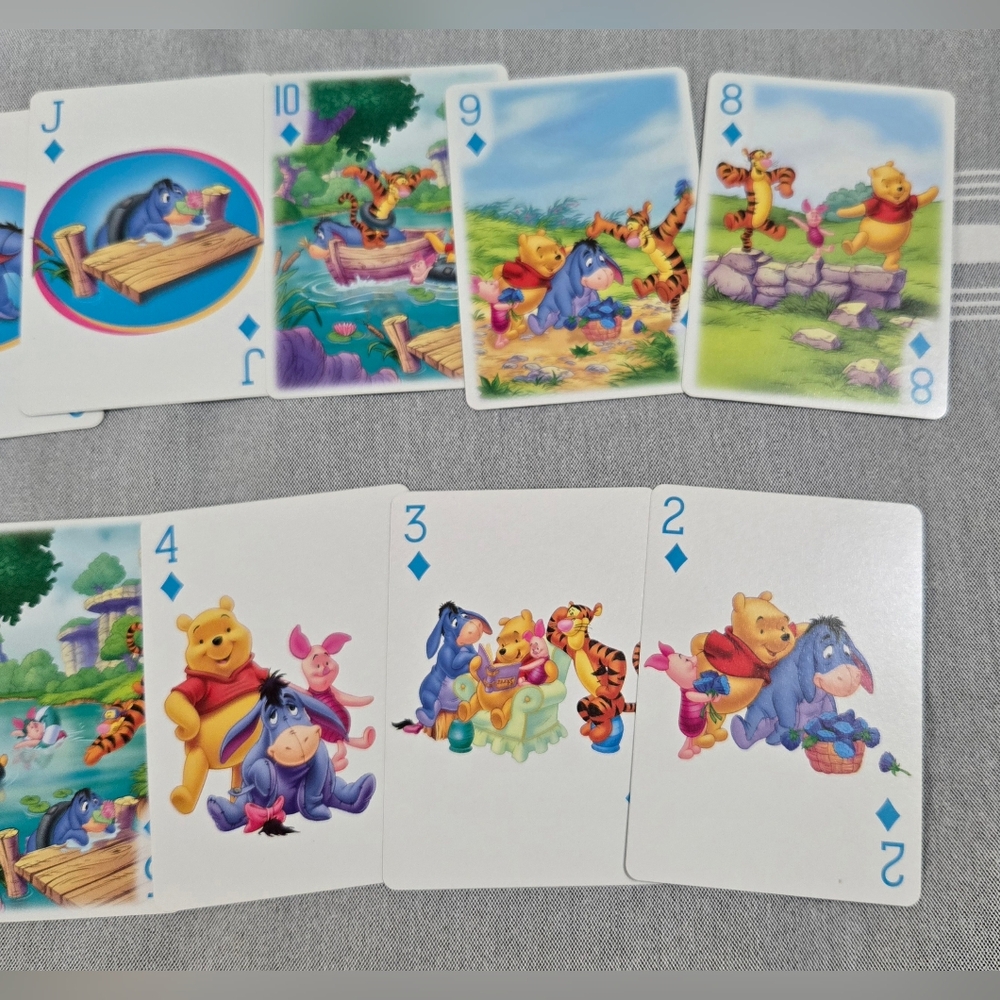 Disney's Winnie the Pooh playing cards, featuring The Tigger Edition - Picture 11 of 12